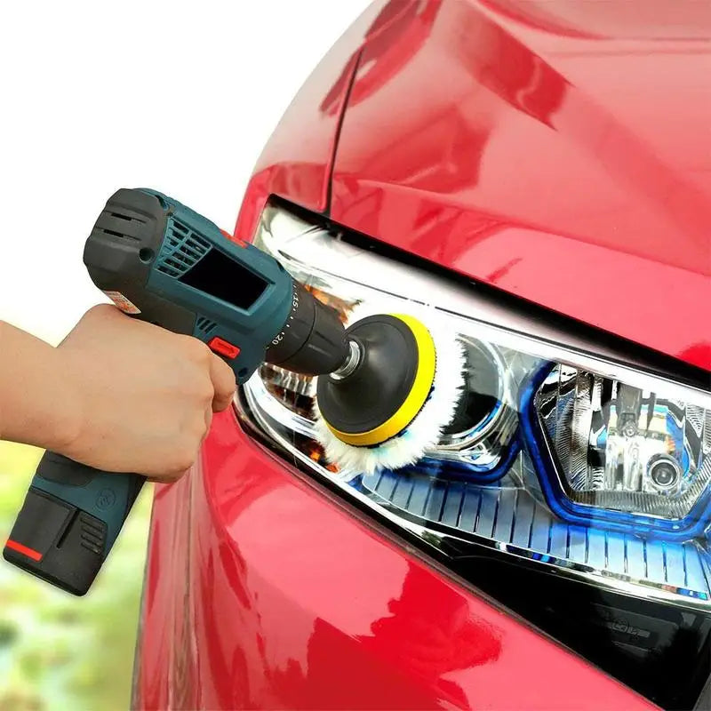 Car Polishing Pad Set - Professional Buffing Kit for Drill
