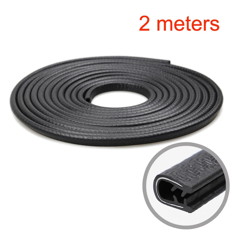 Car Door Edge Scratch Protector Strip - PVC Guard Trim to Prevent Dings & Paint Damage