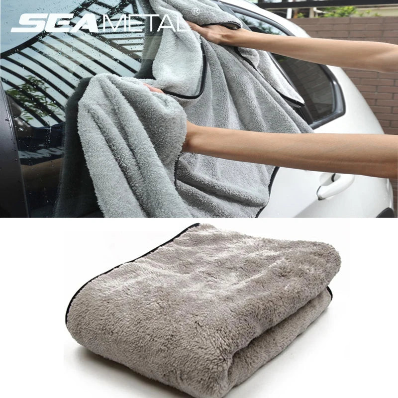 Microfiber Drying Towel - Ultra-Absorbent Car Cleaning Cloth
