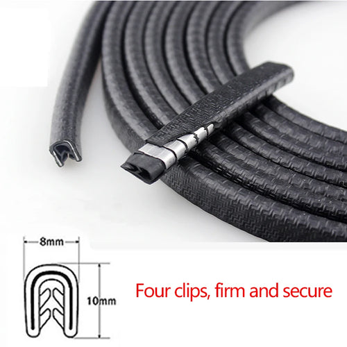 Car Door Edge Scratch Protector Strip - PVC Guard Trim to Prevent Dings & Paint Damage