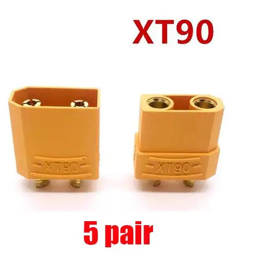 XT Bullet Connectors - High-Amp Power Plugs for RC Batteries (10-Piece Set)