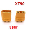 XT Bullet Connectors - High-Amp Power Plugs for RC Batteries (10-Piece Set)