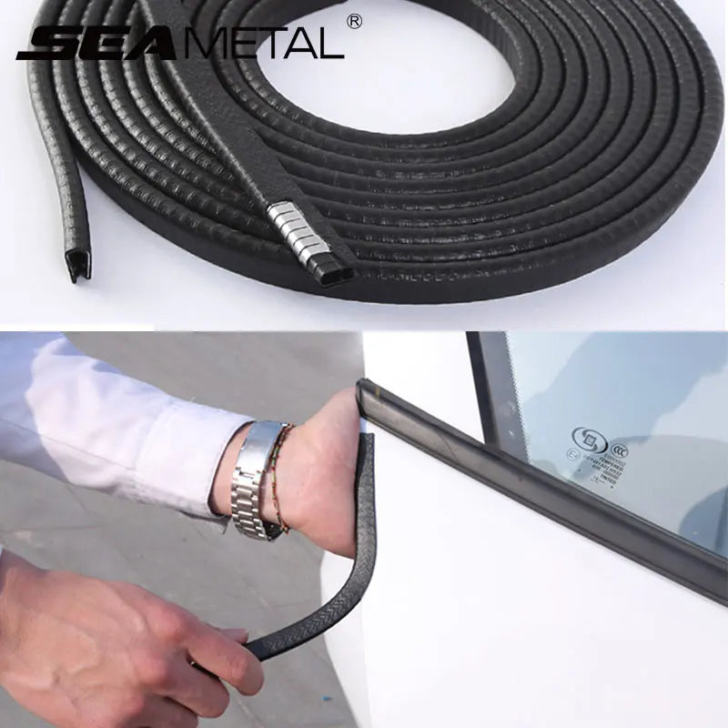 Car Door Edge Scratch Protector Strip - PVC Guard Trim to Prevent Dings & Paint Damage