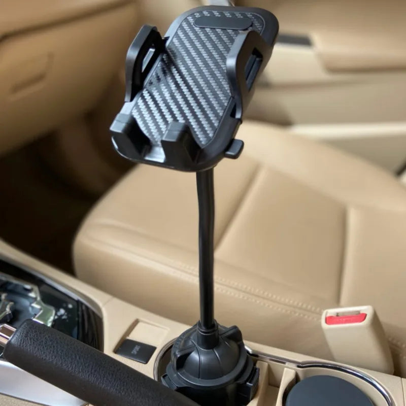 Universal Cup Holder Phone Mount - 360° Rotating Adjustable Car Phone Holder