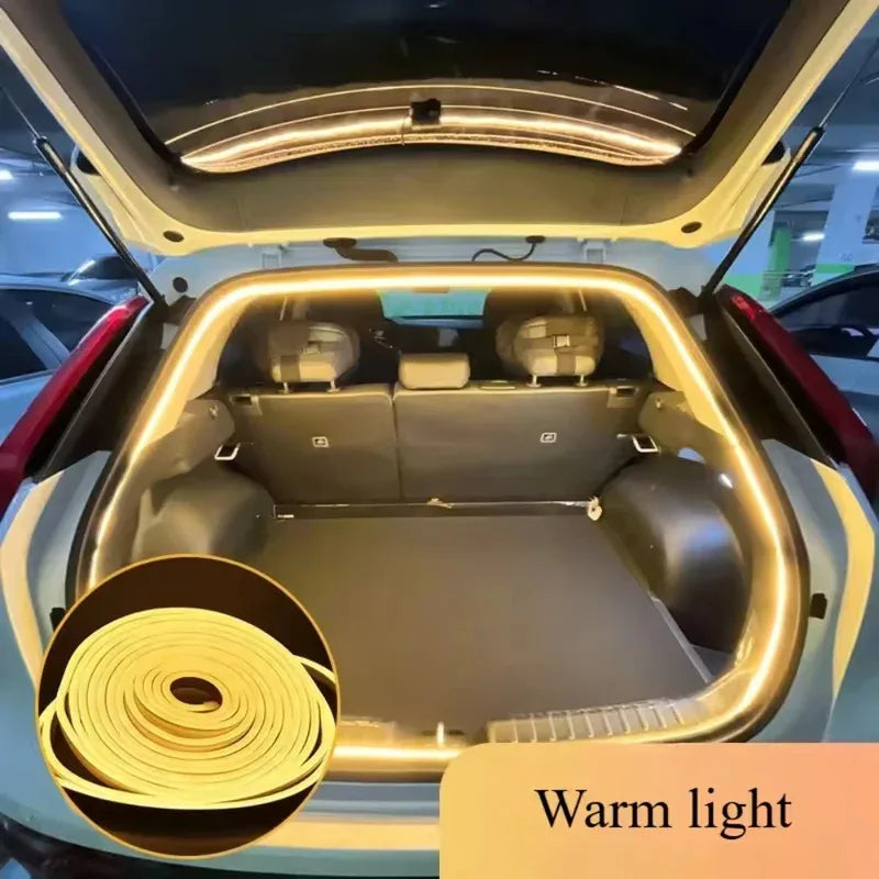 Car Trunk LED Light Strip – Auto-Sensing, IP65 Waterproof, 12V