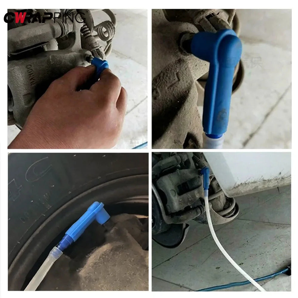 Brake Fluid Exchange Tool with 50cm Hose - Quick Connect Oil Pump Kit