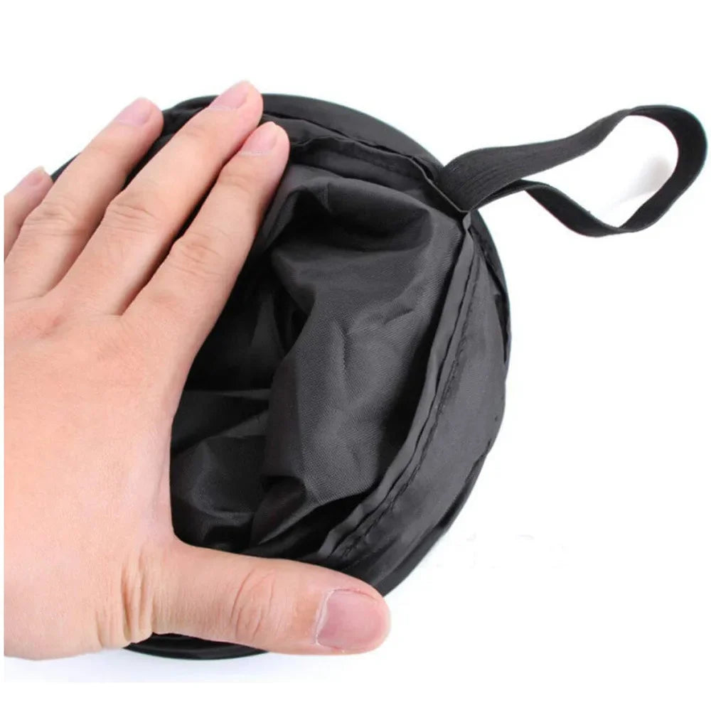 Collapsible Car Trash Can - Portable Waterproof Waste Basket