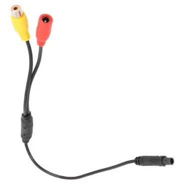 Backup Camera Adapter Cable - 4-Pin to RCA Converter Harness (23")