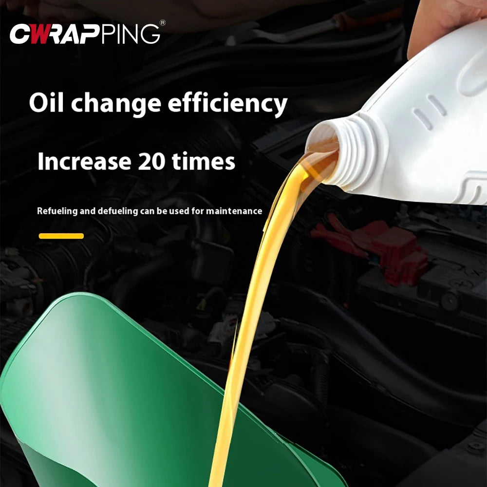 Flexible Oil Draining Funnel - Universal Car & Motorcycle Tool