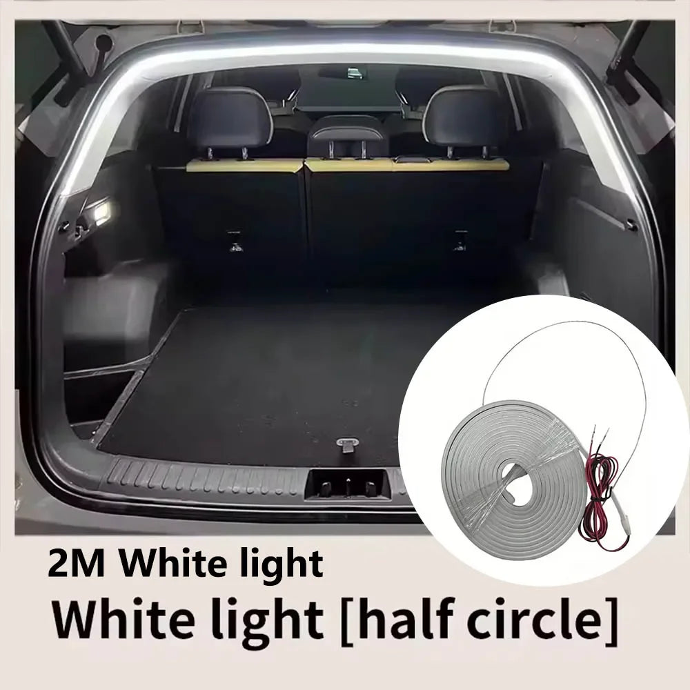 Car Trunk LED Light Strip – Auto-Sensing, IP65 Waterproof, 12V