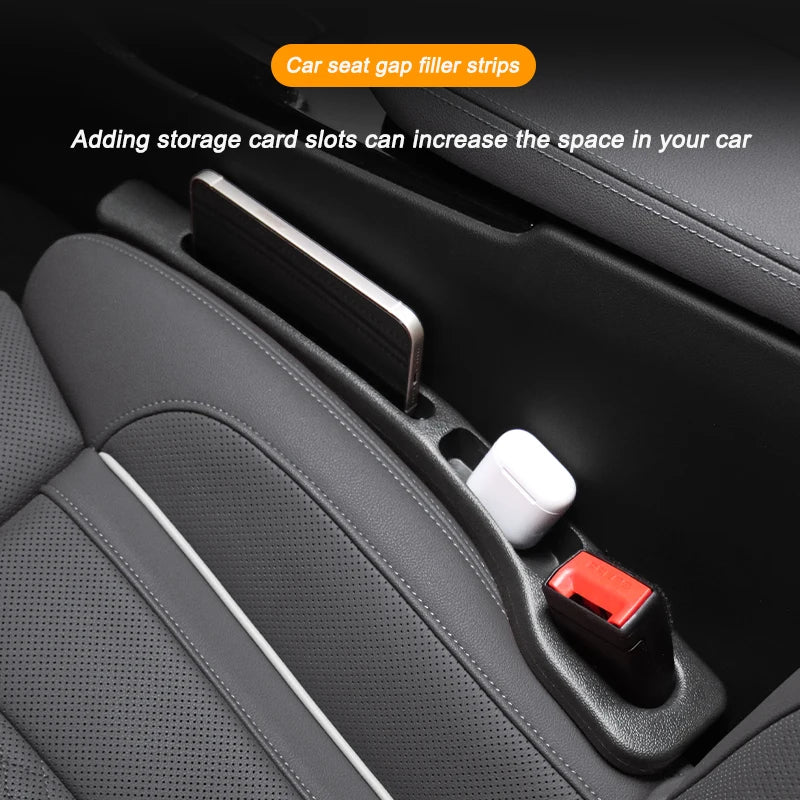 Car Seat Gap Filler - Universal Seat Crevice Organizer (2-Pack)