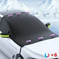 Magnetic Windshield Snow & Ice Cover - All-Season Protector with Wiper Protection