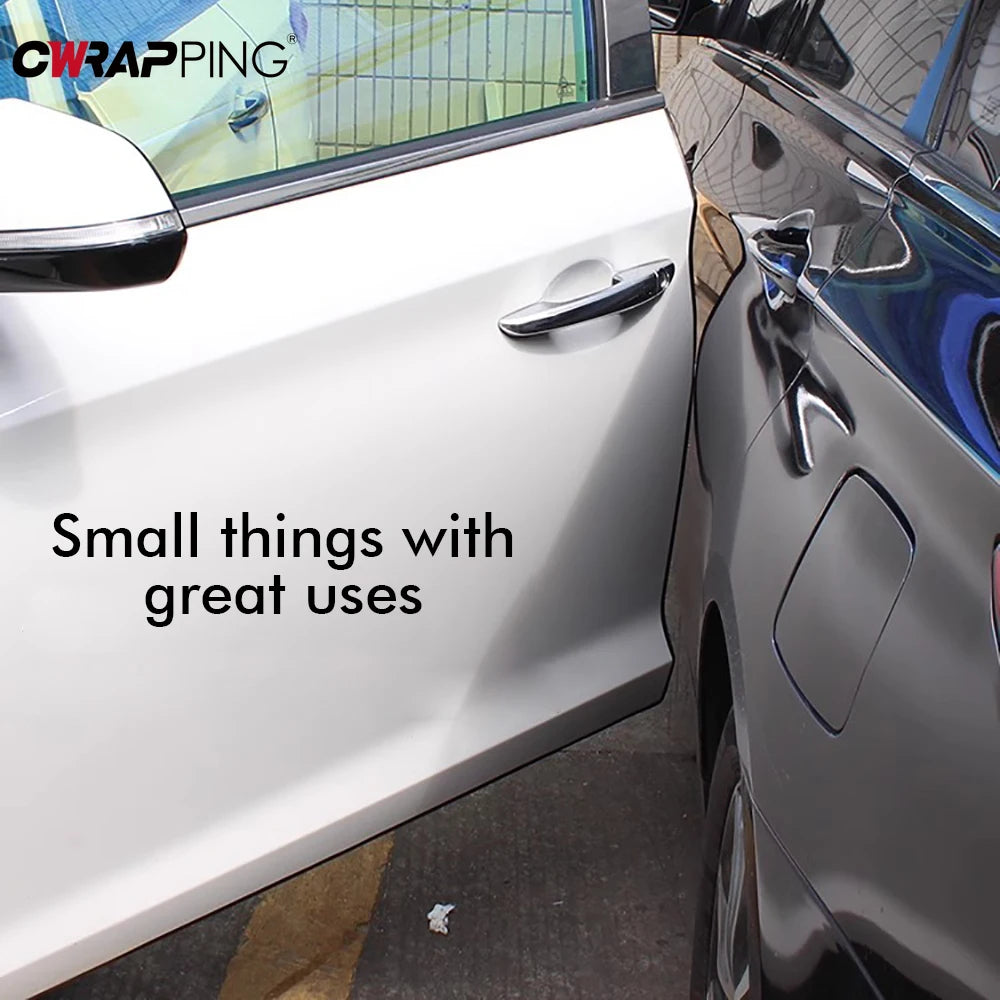Car Door Edge Protector Strip - Clear U-Shape Rubber Guard (5m)