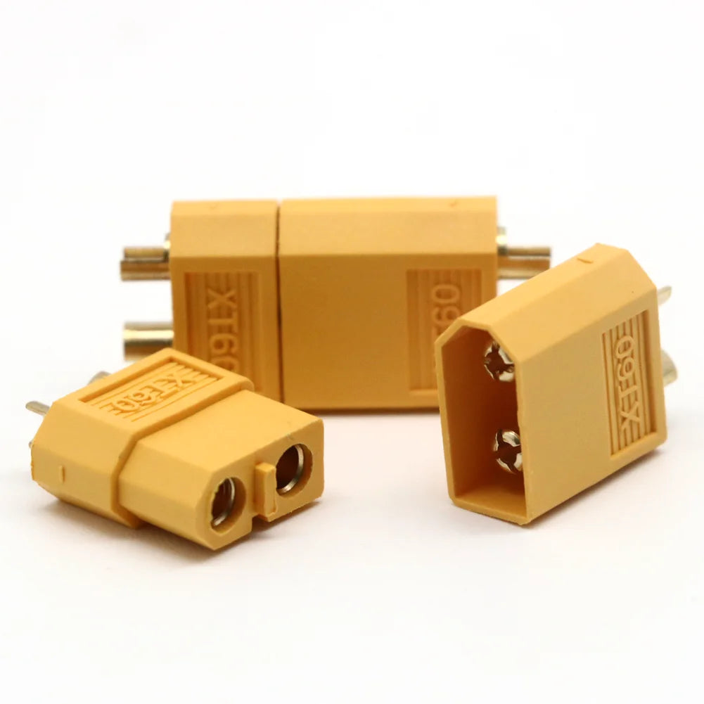 XT Bullet Connectors - High-Amp Power Plugs for RC Batteries (10-Piece Set)