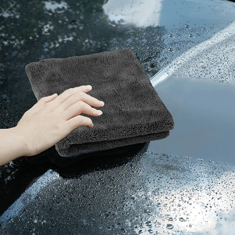 Premium Microfiber Car Detailing Towels - Ultra-Absorbent Drying Cloths