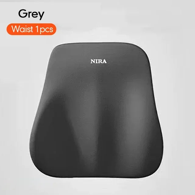 Memory Foam Car Pillow - Ergonomic Neck & Lumbar Support Cushion