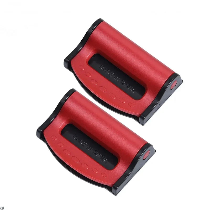 Adjustable Seat Belt Clips - Universal Fit Safety Belt Stopper (2-Pack)