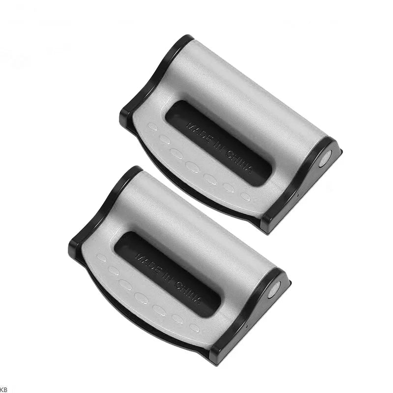Adjustable Seat Belt Clips - Universal Fit Safety Belt Stopper (2-Pack)