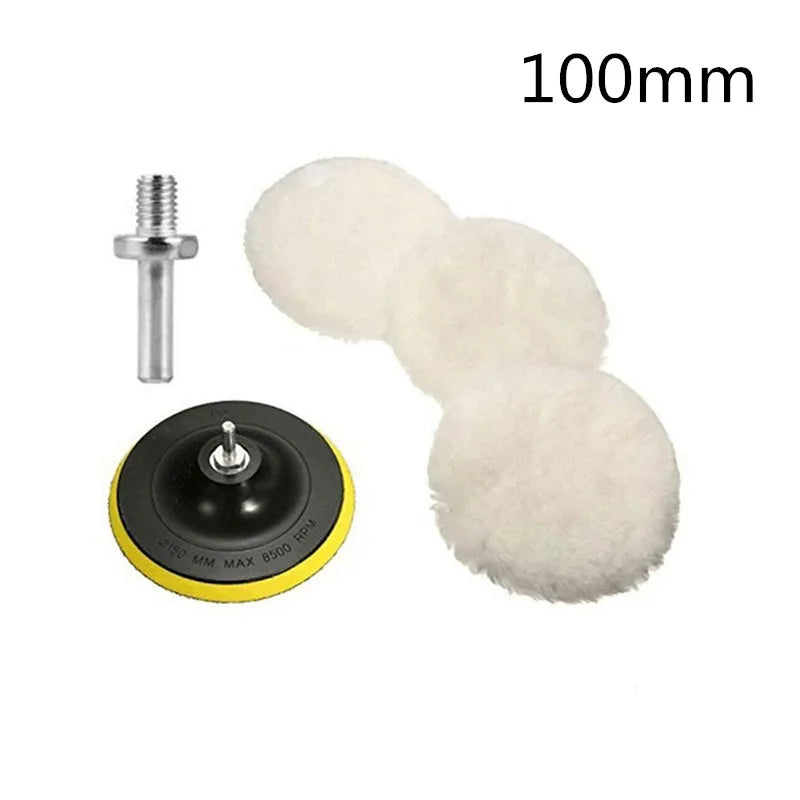 Car Polishing Pad Set - Professional Buffing Kit for Drill