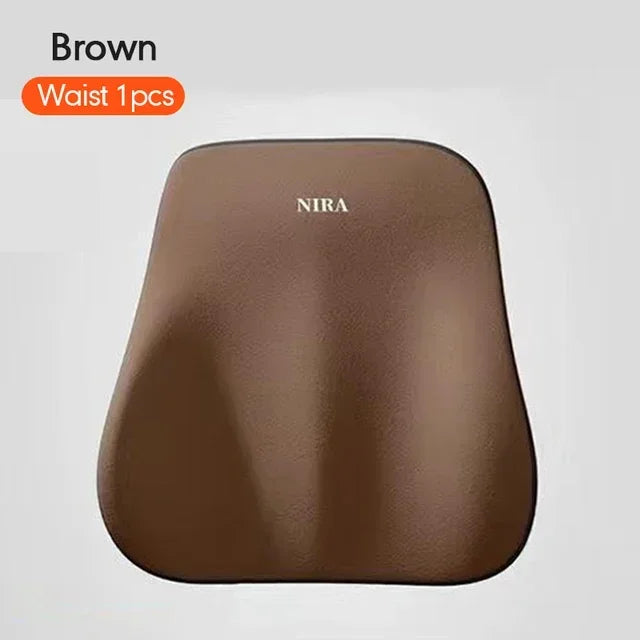 Memory Foam Car Pillow - Ergonomic Neck & Lumbar Support Cushion