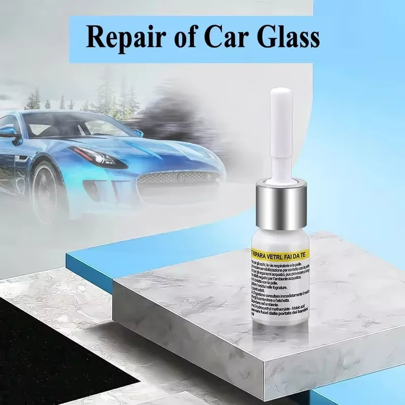 Windshield Crack Repair Kit - DIY Glass Restoration Fluid