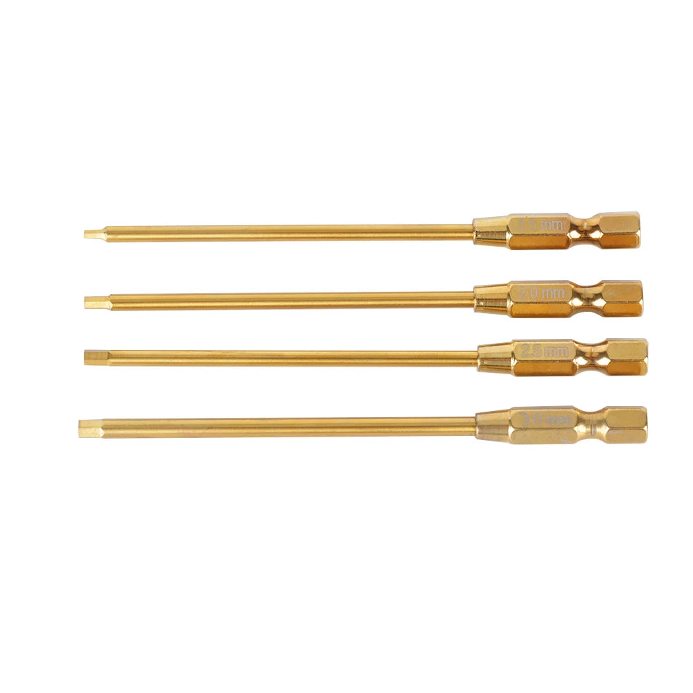 RC Hex Screwdriver Set - 4-Piece Tool Kit (1.5-3.0mm)
