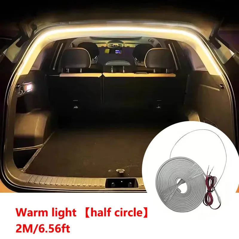 Car Trunk LED Light Strip – Auto-Sensing, IP65 Waterproof, 12V