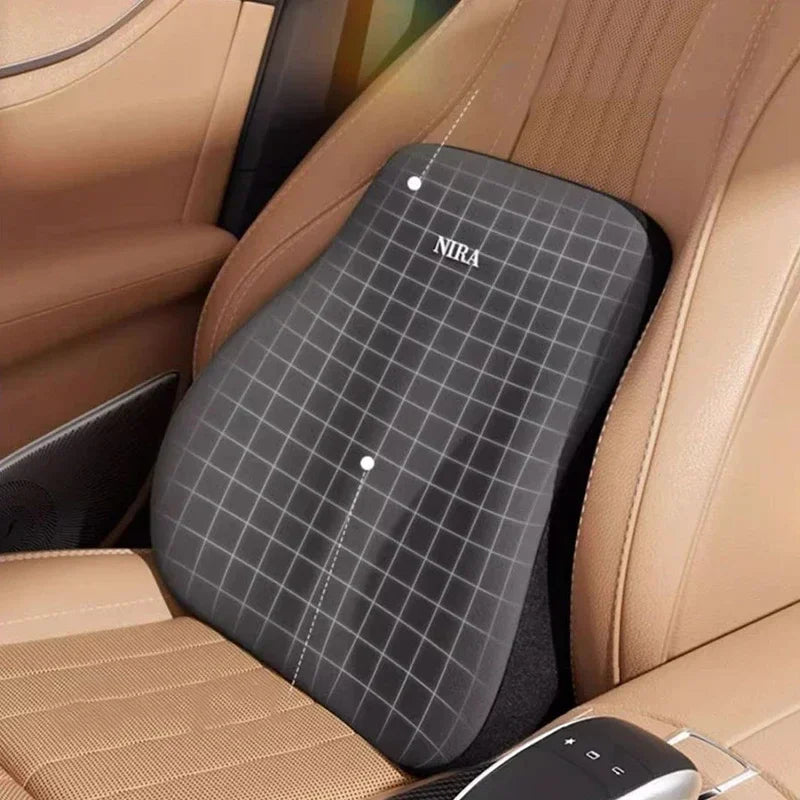 Memory Foam Car Pillow - Ergonomic Neck & Lumbar Support Cushion