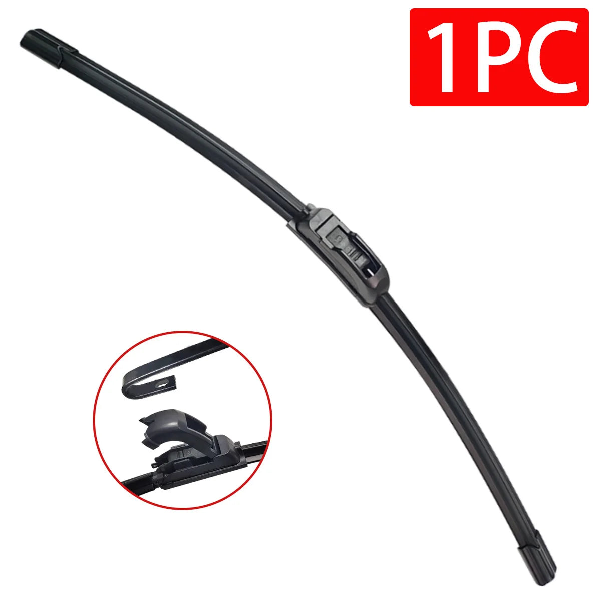 Universal Windshield Wiper Blade - Premium Natural Rubber for Streak-Free Visibility