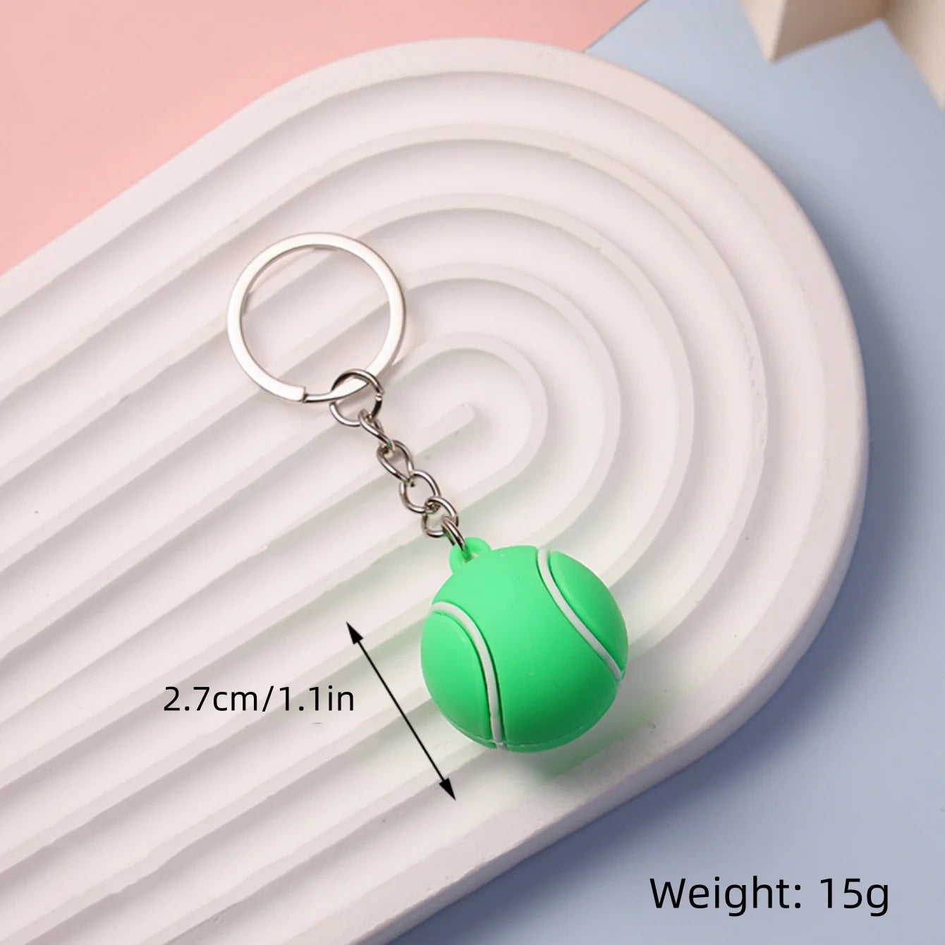 Mini Sports Ball Keychain - Car & Bag Accessory