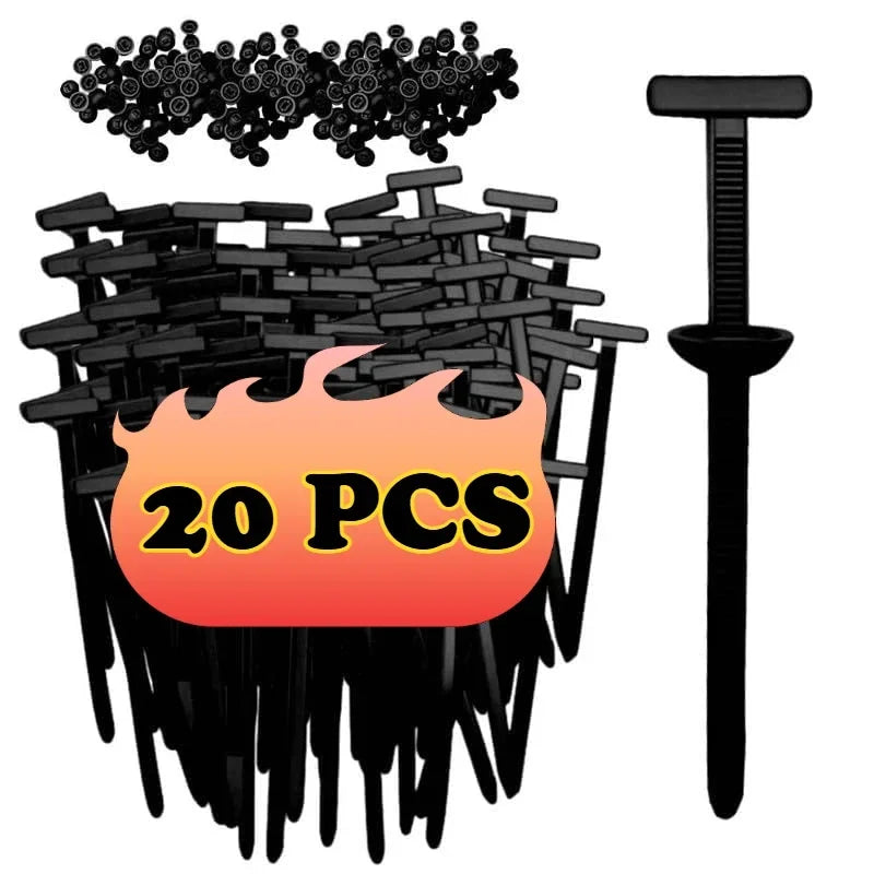 Nylon Cable Ties - Self-Locking Zip Ties for Automotive & General Use