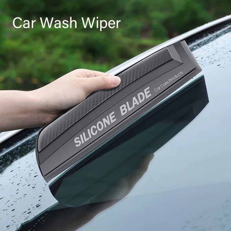 Silicone Car Water Wiper & Squeegee – Non-Scratch Drying Blade for Windows, Roof & Bodywork