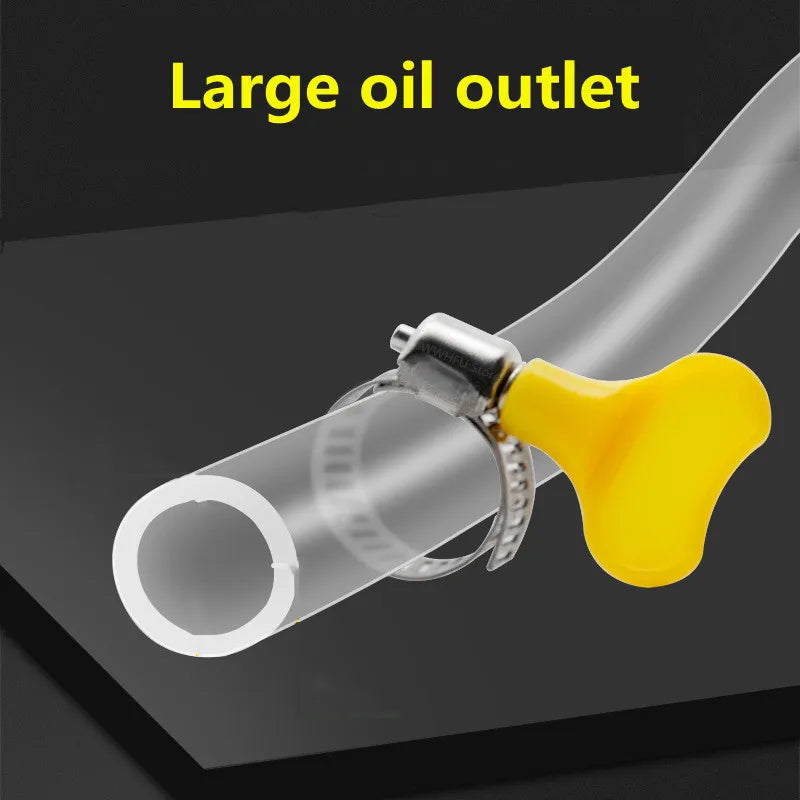 Manual Fuel Transfer Siphon Pump - Hand-Operated Gas & Oil Transfer Tool for Cars & Equipment