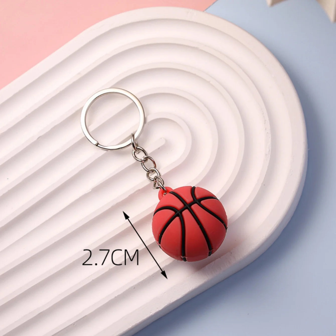 Mini Sports Ball Keychain - Car & Bag Accessory
