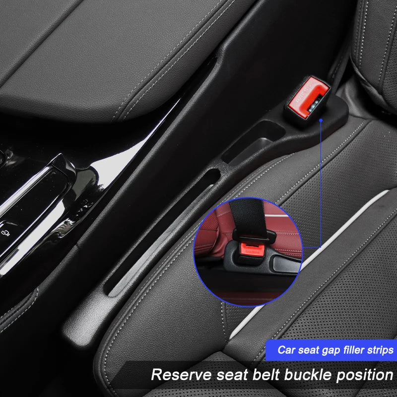 Car Seat Gap Filler - Universal Seat Crevice Organizer (2-Pack)