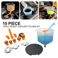 15-Piece Spill-Proof Coolant Filling Funnel Kit