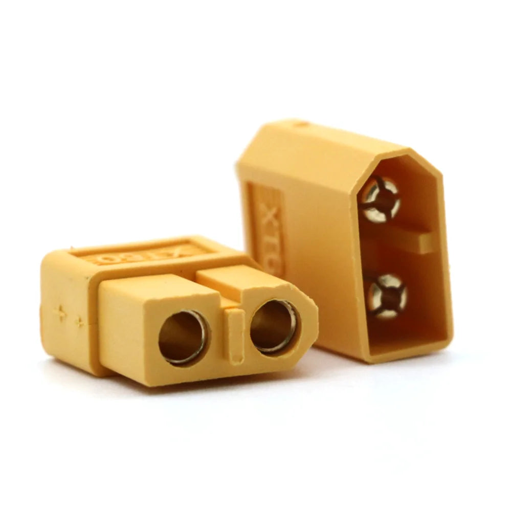 XT Bullet Connectors - High-Amp Power Plugs for RC Batteries (10-Piece Set)