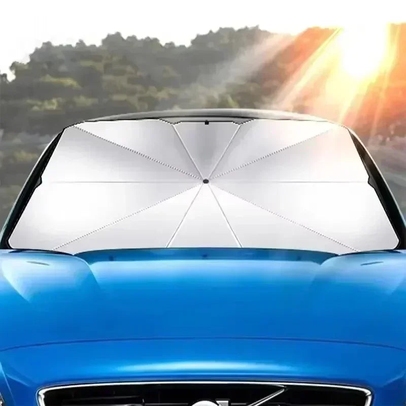 Car Windshield Sunshade Umbrella - Foldable UV Protection Cover