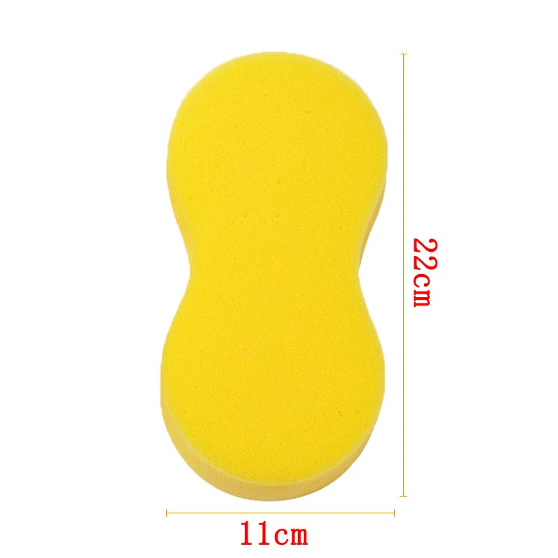 Honeycomb Car Wash Sponge - Large High-Density Foam Cleaning Block