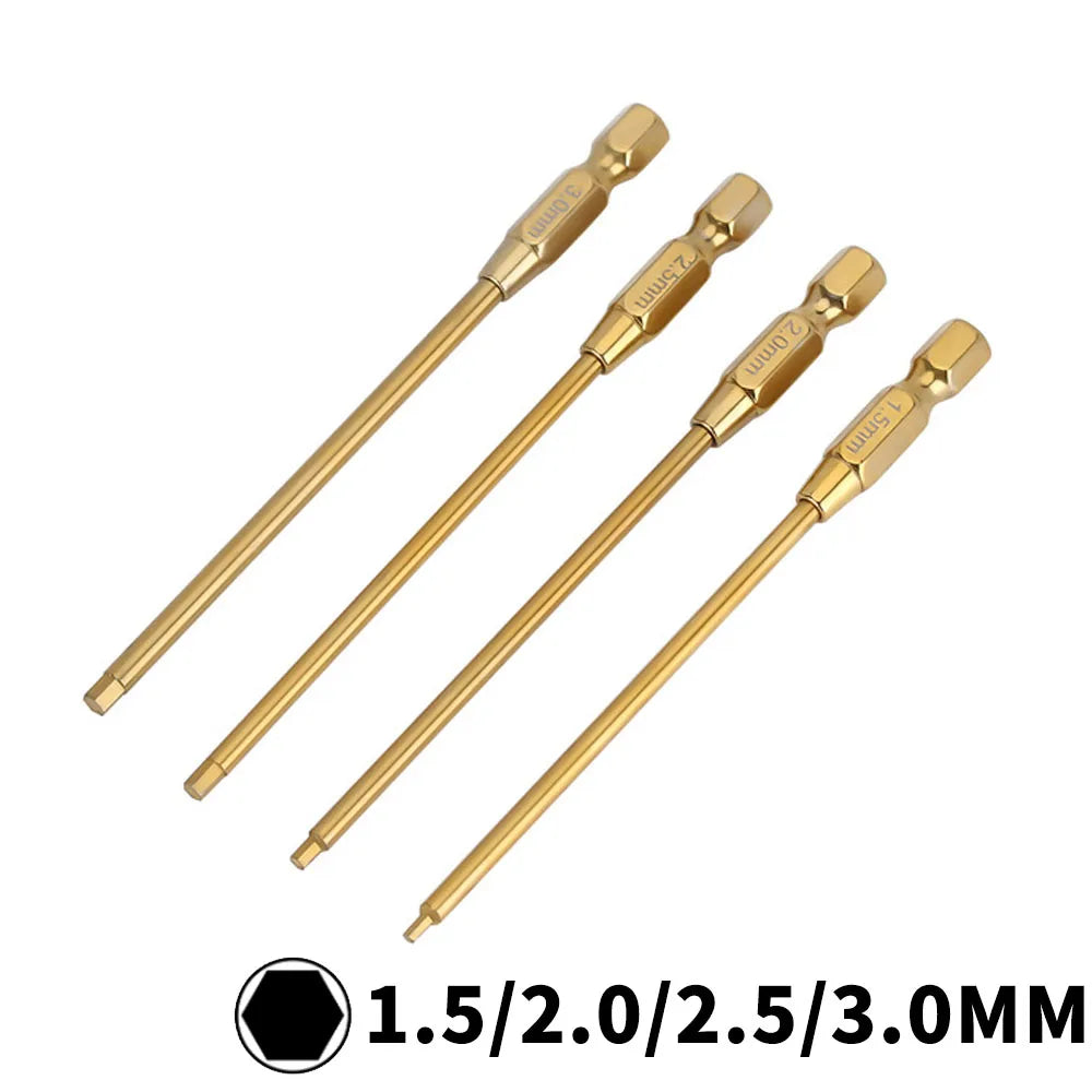 RC Hex Screwdriver Set - 4-Piece Tool Kit (1.5-3.0mm)