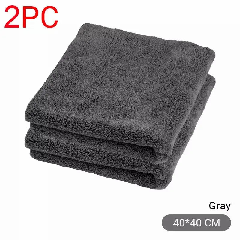 Premium Microfiber Car Detailing Towels - Ultra-Absorbent Drying Cloths