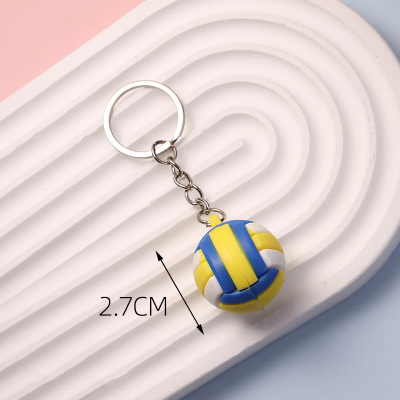 Mini Sports Ball Keychain - Car & Bag Accessory