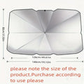 Car Windshield Sunshade Umbrella - Foldable UV Protection Cover