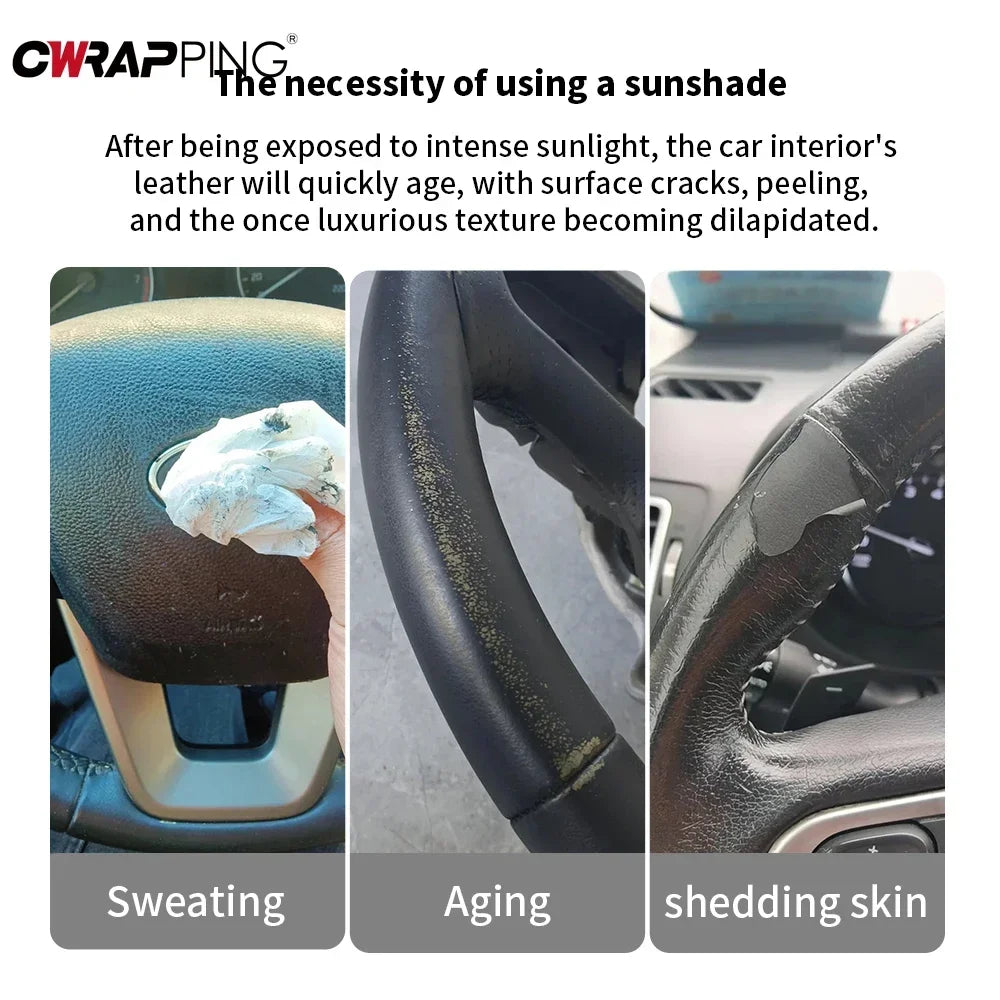 Steering Wheel Sunshade Cover - Keep Your Wheel Cool to Touch