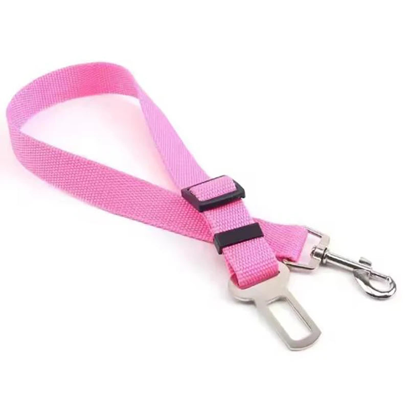 Pet Car Seat Belt - Adjustable Safety Harness for Dogs & Cats