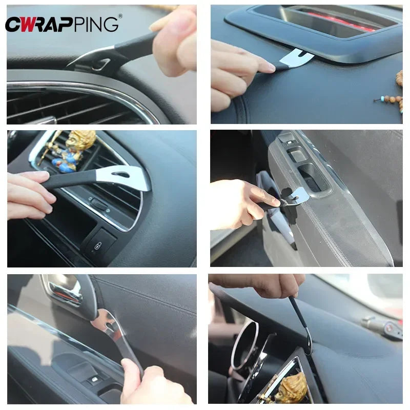 Auto Trim Removal Tool - Metal Panel Pry Tool for Interior Disassembly