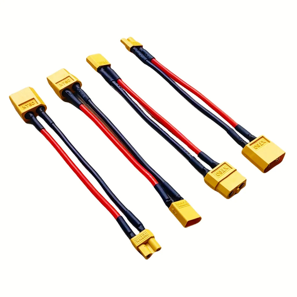 XT30 to XT60 Battery Adapter Cable - 10cm 16AWG for RC Drones