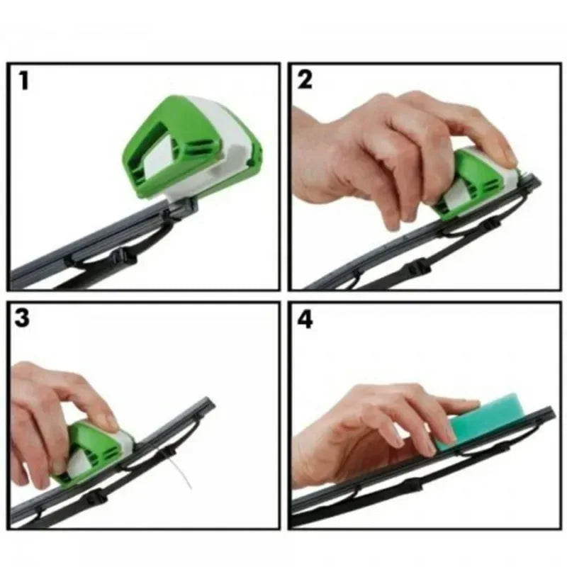 Windshield Wiper Blade Restorer Tool - Extend Wiper Life & Restore Clear Vision