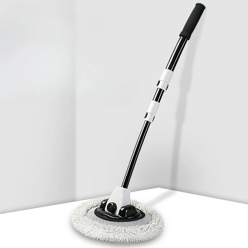 Telescoping Car Wash Mop - Extendable Chenille Brush with 90° Rotating Head