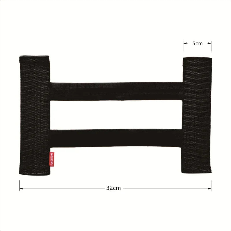 Trunk Organizer Straps - Adjustable Elastic Cargo Securing Belts